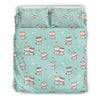 Dog Pupppy Shiba Inu Pattern Print Duvet Cover Bedding Set-grizzshop