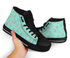 Dog Pupppy Shiba Inu Pattern Print Men Women's High Top Shoes-grizzshop