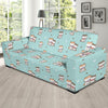 Dog Pupppy Shiba Inu Pattern Print Sofa Covers-grizzshop