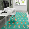 Dog Pupppy Shiba Inu Print Pattern Floor Mat-grizzshop