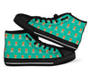 Dog Pupppy Shiba Inu Print Pattern Men Women's High Top Shoes-grizzshop