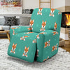 Dog Pupppy Shiba Inu Print Pattern Recliner Cover-grizzshop