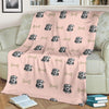 Dog Puppy Schnauzer Pattern Print Blanket-grizzshop