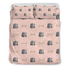 Dog Puppy Schnauzer Pattern Print Duvet Cover Bedding Set-grizzshop
