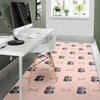 Dog Puppy Schnauzer Pattern Print Floor Mat-grizzshop