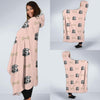 Dog Puppy Schnauzer Pattern Print Hooded Blanket-grizzshop