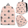 Dog Puppy Schnauzer Pattern Print Premium Backpack-grizzshop