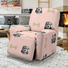 Dog Puppy Schnauzer Pattern Print Recliner Cover-grizzshop