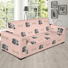 Dog Puppy Schnauzer Pattern Print Sofa Covers-grizzshop