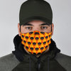 Dog Rottweiler Pattern Print Face Mask-grizzshop