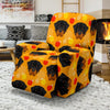 Dog Rottweiler Pattern Print Recliner Cover-grizzshop