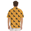 Dog Rottweiler Print Pattern Men's Short Sleeve Shirts-grizzshop