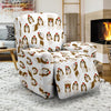 Dog Shih Tzu Pattern Print Recliner Cover-grizzshop