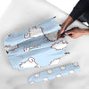 Dog Somoyed Pattern Print Automatic Foldable Umbrella-grizzshop