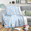 Dog Somoyed Pattern Print Blanket-grizzshop