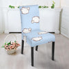 Dog Somoyed Pattern Print Chair Cover-grizzshop