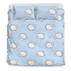 Dog Somoyed Pattern Print Duvet Cover Bedding Set-grizzshop