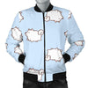 Dog Somoyed Pattern Print Men's Bomber Jacket-grizzshop