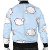 Dog Somoyed Pattern Print Men's Bomber Jacket-grizzshop