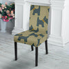 Dog Westie Pattern Print Chair Cover-grizzshop