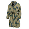 Dog Westie Pattern Print Men Long Robe-grizzshop