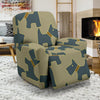 Dog Westie Pattern Print Recliner Cover-grizzshop