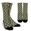 Dog Westie Pattern Print Unisex Crew Socks-grizzshop