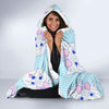 Dog Yorkshire Terrier Puppy Pattern Print Hooded Blanket-grizzshop