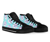 Dog Yorkshire Terrier Puppy Pattern Print Men Women's High Top Shoes-grizzshop