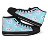 Dog Yorkshire Terrier Puppy Pattern Print Men Women's High Top Shoes-grizzshop