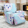 Dog Yorkshire Terrier Puppy Pattern Print Recliner Cover-grizzshop