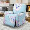 Dog Yorkshire Terrier Puppy Pattern Print Recliner Cover-grizzshop