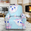 Dog Yorkshire Terrier Puppy Pattern Print Recliner Cover-grizzshop