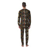 Dogs Old School Tattoo Print Pattern Men's Pajamas-grizzshop