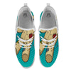 Doll Voodoo Print White Athletic Shoes-grizzshop