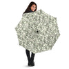 Dollar Money Pattern Print Automatic Foldable Umbrella-grizzshop