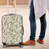 Dollar Money Pattern Print Luggage Cover Protector-grizzshop