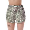 Dollar Money Pattern Print Women's Shorts-grizzshop