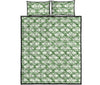 Dollar Money Print Pattern Bed Set Quilt-grizzshop