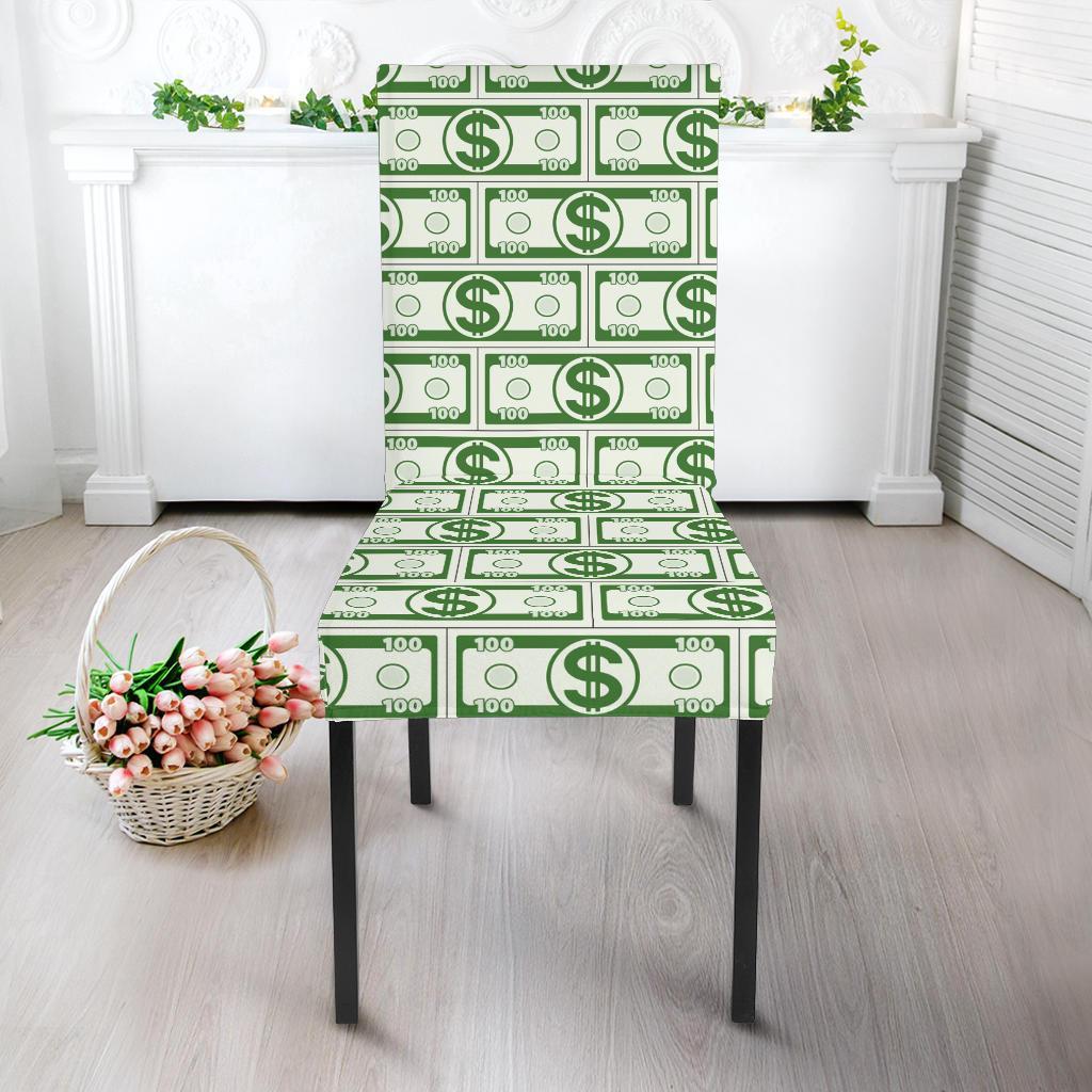 Dollar Money Print Pattern Chair Cover-grizzshop