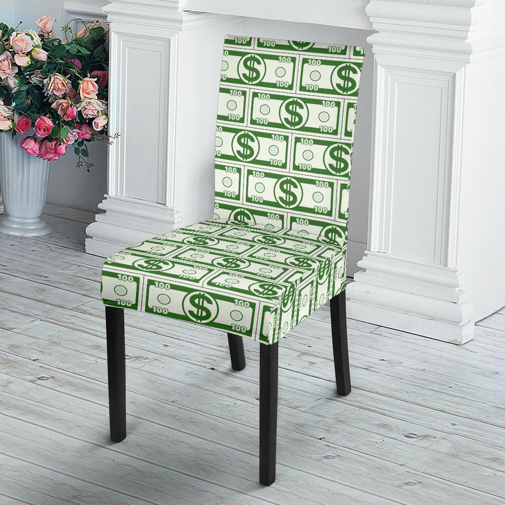 Dollar Money Print Pattern Chair Cover-grizzshop