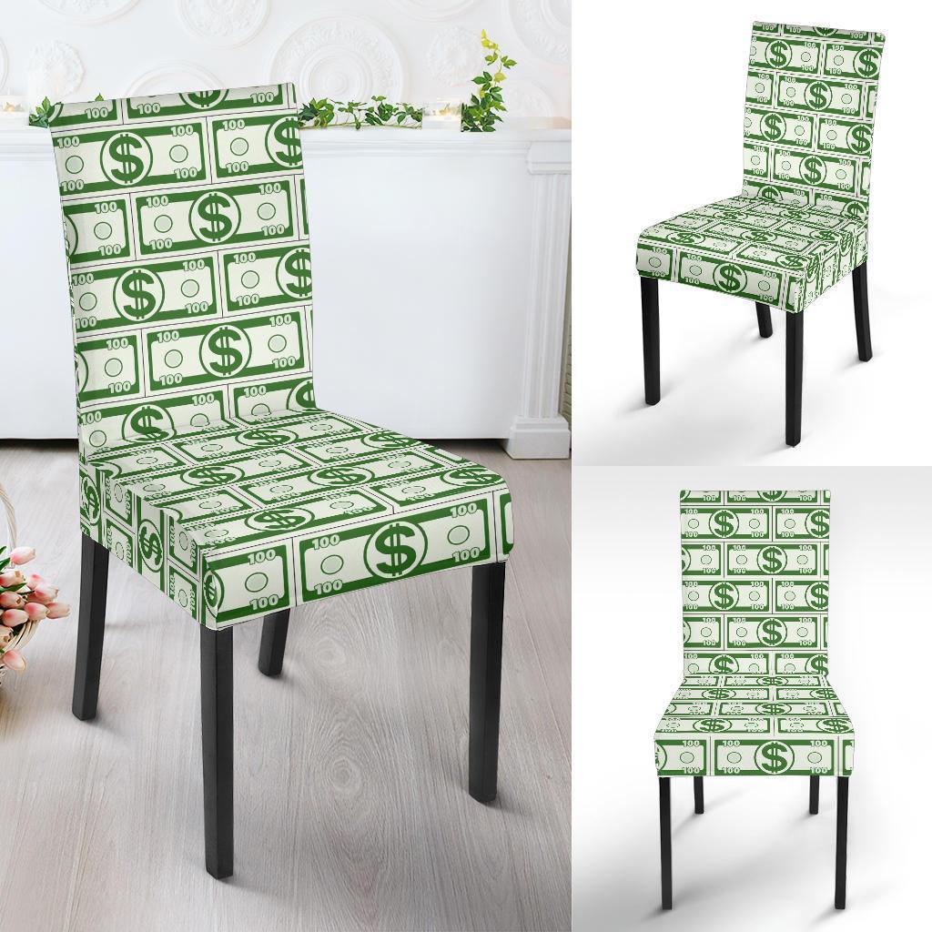 Dollar Money Print Pattern Chair Cover-grizzshop