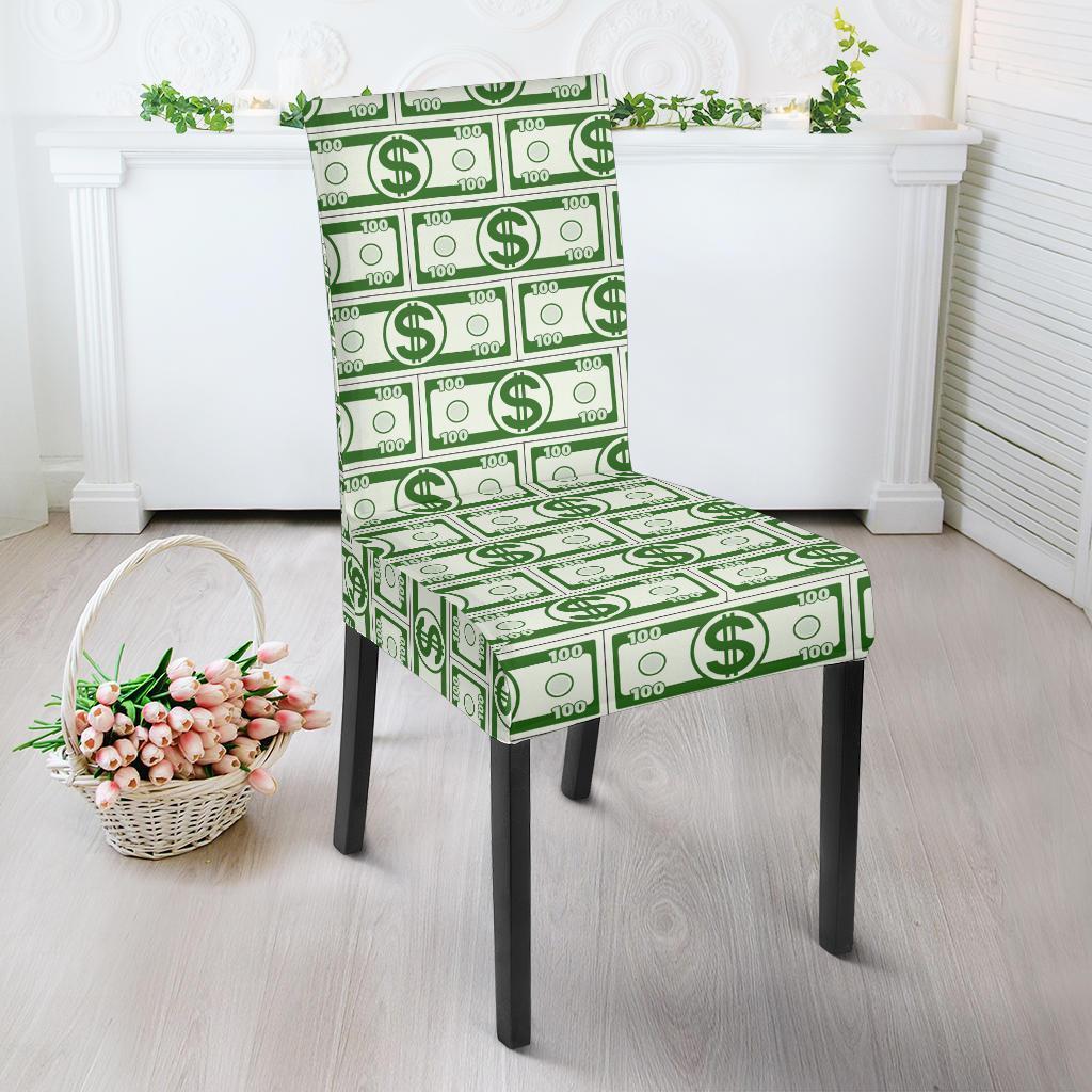 Dollar Money Print Pattern Chair Cover-grizzshop