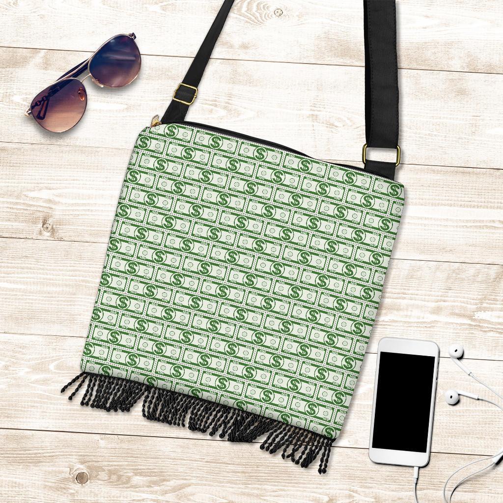 Dollar Money Print Pattern Crossbody bags-grizzshop