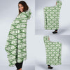 Dollar Money Print Pattern Hooded Blanket-grizzshop