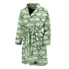 Dollar Money Print Pattern Men Long Robe-grizzshop