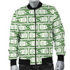 Dollar Money Print Pattern Men's Bomber Jacket-grizzshop