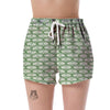 Dollar Money Print Pattern Women's Shorts-grizzshop