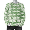 Dollar Money Print Pattern Women's Sweatshirt-grizzshop