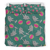 Dolphin Ball Pattern Print Duvet Cover Bedding Set-grizzshop